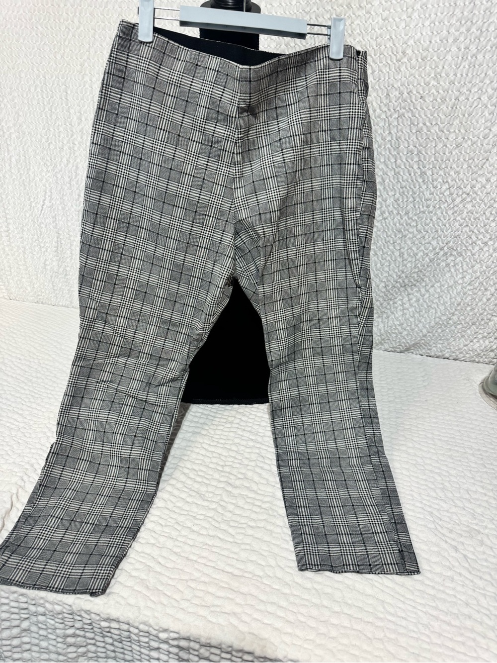Old Navy Black & White Glen Plaid Men's Pants